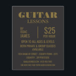 Stijlvolle gitaarlessen Adverteren Flyer<br><div class="desc">Guitaar Lessons Adverteren brochures door de Visitekaartje winkel.</div>