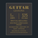 Stijlvolle gitaarlessen Adverteren Flyer<br><div class="desc">Guitaar Lessons Adverteren brochures door de Visitekaartje winkel.</div>