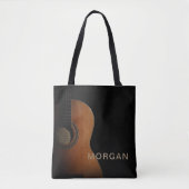 Stijlvolle gitaarmuziek Modern Tote Bag (Voorkant)