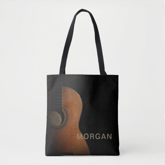 Stijlvolle gitaarmuziek Modern Tote Bag (Voorkant)
