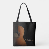 Stijlvolle gitaarmuziek Modern Tote Bag (Achterkant)