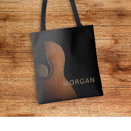 Stijlvolle gitaarmuziek Modern Tote Bag