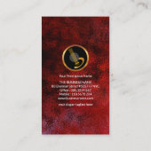 Stijlvolle gitarist voor de Grote Oceaan Visitekaartje (Achterkant)