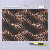 Stijlvolle Glam Roos Gold Blush Roze Leopard Spark Tissuepapier (Craft)