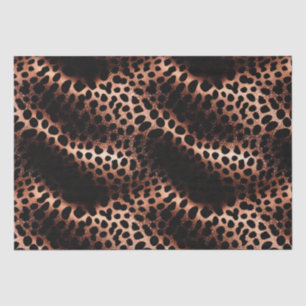 Stijlvolle Glam Roos Gold Blush Roze Leopard Spark Tissuepapier