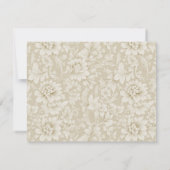 Stijlvolle Glam Stiletto Aangepaste naam Notitiekaartje (Achterkant)