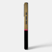 Stijlvolle Glitter Hiel, Lipstick & Monogram Case-Mate iPhone Case (Achterkant / Links)