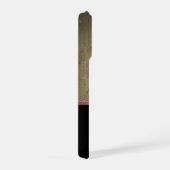 Stijlvolle Glitter Hiel, Lipstick & Monogram iPhone Hoesje (Rechterkant)