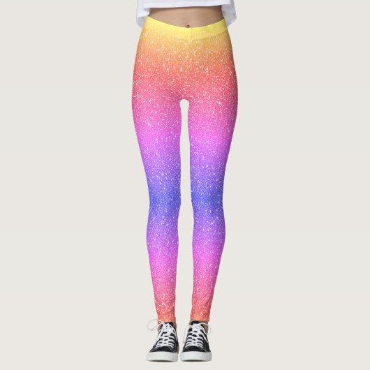 Stijlvolle glitter leggings (Voorkant)