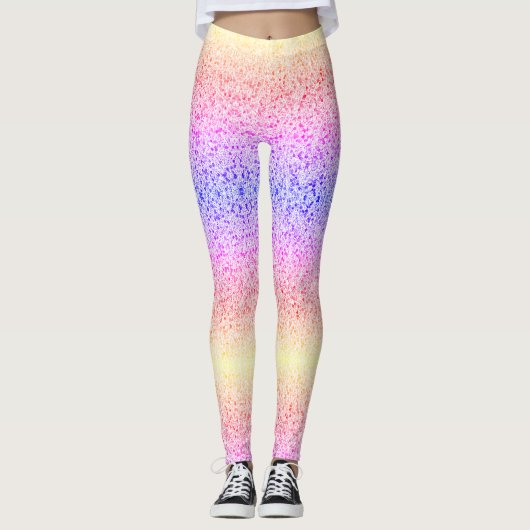 Stijlvolle glitter leggings (Voorkant)