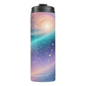 Stijlvolle Glitter Melkweg Thermische Tumbler Thermosbeker (Voorkant)