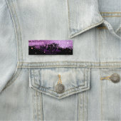 Stijlvolle glittermagenta en zwarte magenta naamplaatje (In situ)