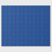 Stijlvolle Glitzy Blue Sequin Sparkles Cadeaupapier (Vlak)