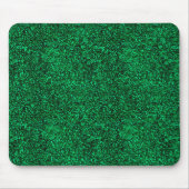 Stijlvolle Glitzy Green Sequin Sparkles Muismat (Voorkant)