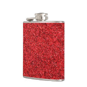 Stijlvolle Glitzy Red Sequin Sparkles Heupfles (Links)
