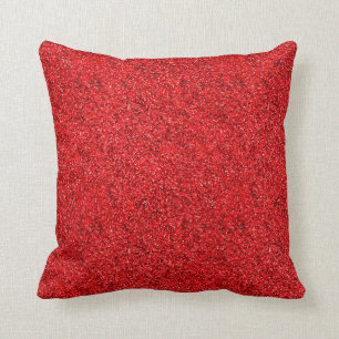 Stijlvolle Glitzy Red Sequin Sparkles Kussen