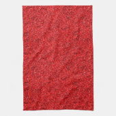 Stijlvolle Glitzy Red Sequin Sparkles Theedoek (Verticaal)