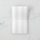 *Stijlvolle Gold Confetti Stippen | Witte satijn Bedankkaart (Binnen)