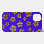 Stijlvolle Gold Glitter-look Floral iPad mini-draa Case-Mate iPhone Case (Achterkant (horizontaal))