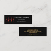 Stijlvolle Gold Guitar Equalizer Panel Sound Engin Mini Visitekaartje (Voorkant / Achterkant)