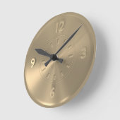 Stijlvolle Gold kleurige Faux metalen klok (Hoek)