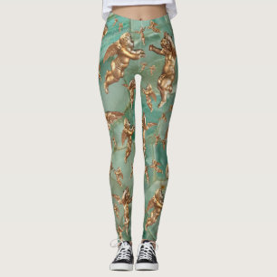 Stijlvolle Golden Angels Aqua Turquoise Leggings