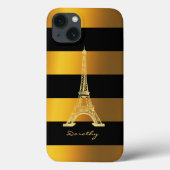 Stijlvolle Golden Eiffeltoren | Unieke cadeautjes Case-Mate iPhone Case (Achterkant)