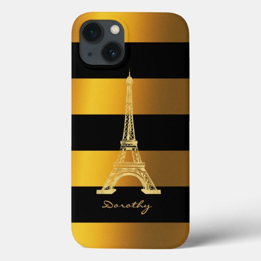 Stijlvolle Golden Eiffeltoren | Unieke cadeautjes Case-Mate iPhone Case (Achterkant)