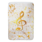 Stijlvolle Golden Harmony Musical Chaos Ivory Badmat (Voorkant Verticaal)