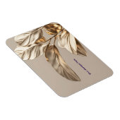 Stijlvolle Golden Leaf Mok Magneet (Rechterzijde)
