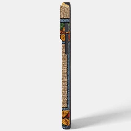 Stijlvolle Golden Retriever Dog Kleurrijk Lijst Case-Mate iPhone Case (Achterkant / Links)