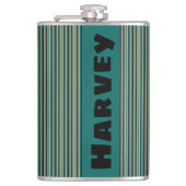 Stijlvolle Golf of Reiskolf Heupfles (Voorkant)