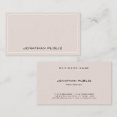 Stijlvolle Gothic Font Professional Cool Simple Pl Visitekaartje (Voorkant / Achterkant)