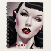 Stijlvolle Gothic Itinerary Day Planner (Voorkant)