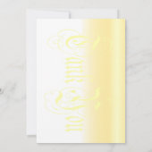 Stijlvolle goudbloemkalligrafie bedankt (Achterkant)