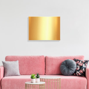 Stijlvolle gouden achtergrond voor uw foto horizon canvas afdruk