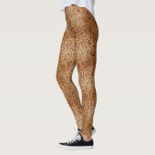 Stijlvolle gouden bruine Paisley-Leggings Leggings (Links)