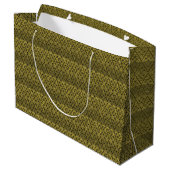 Stijlvolle gouden cadeautas (Achterkant Gekanteld)