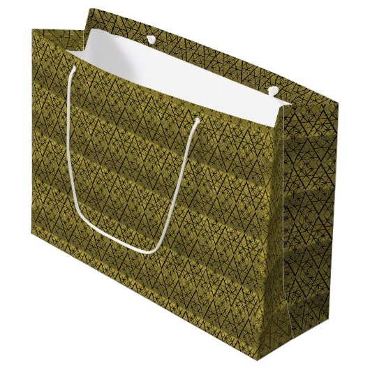 Stijlvolle gouden cadeautas (Voorkant Gekanteld)