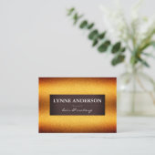 Stijlvolle gouden glans met bruin label (Staand voorkant)
