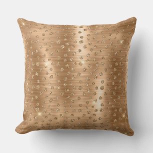 Stijlvolle gouden glitter wilde cheeta vlekkenpatr kussen