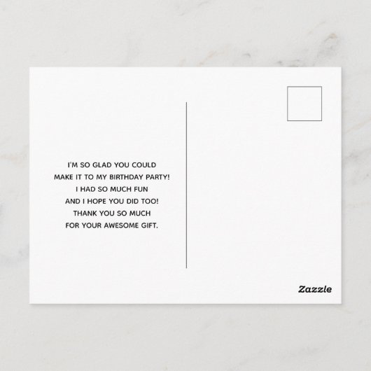 Stijlvolle gouden koi vis dank u briefkaart (Achterkant)