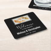 Stijlvolle Gouden Koi Vis Huwelijk Kartonnen Onderzetters (Schuin)