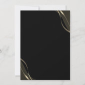 Stijlvolle Gouden Lijst Sparkle, Afstudeerder Pet Kaart (Achterkant)