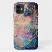 Stijlvolle gouden mandala kleurrijke Waterverf nev Case-Mate iPhone Case (Achterkant)