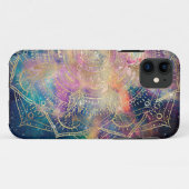 Stijlvolle gouden mandala kleurrijke Waterverf nev Case-Mate iPhone Case (Achterkant (horizontaal))