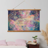 Stijlvolle gouden mandala kleurrijke Waterverf nev Hangend Wandkleed (Slaapkamer)