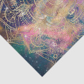 Stijlvolle gouden mandala kleurrijke Waterverf nev Tissuepapier (Detail)