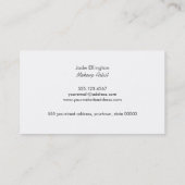 Stijlvolle Gouden Sequin Make-up Artiest Lipstick Visitekaartje (Achterkant)