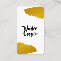 Stijlvolle gouden verfspattenframe verticaal